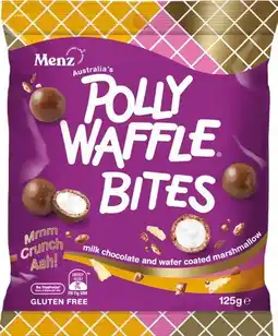 IGA Menz Polly Waffle Bites offer