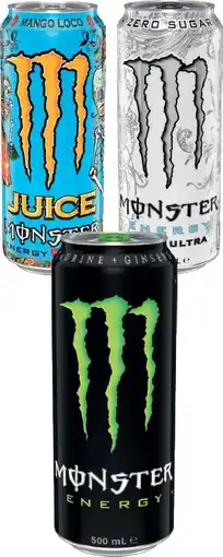 IGA Monster Energy Selected Varieties offer