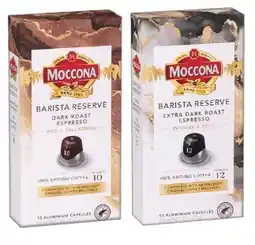 IGA Moccona Barista Reserve Coffee Capsules Selected Varieties offer