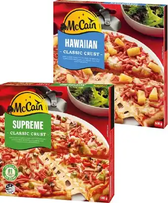 IGA McCain Family Pizza Selected Varieties offer