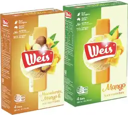 IGA Weis Ice Cream Bar Selected Varieties offer