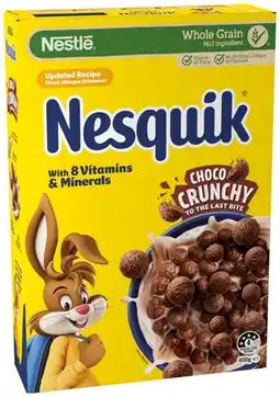 IGA Nestlé Nesquik Cereal offer