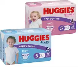IGA Huggies Ultra Dry Nappy Pants Selected Varieties offer