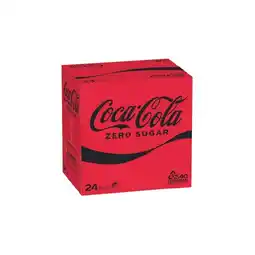 Woolworths Coca-Cola Classic, Diet or Zero Sugar Soft Drink Varieties 24 x 375ml offer