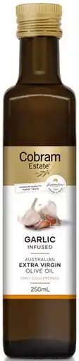 IGA Cobram Estate Flavour Infused Extra Virgin Olive Oil Selected Varieties offer