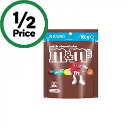 Woolworths Maltesers or M&M’s 120-180g offer