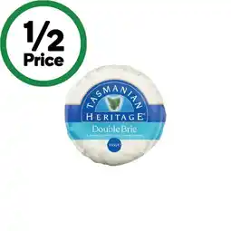 Woolworths Tasmanian Heritage Brie or Camembert 200g – From the Deli offer
