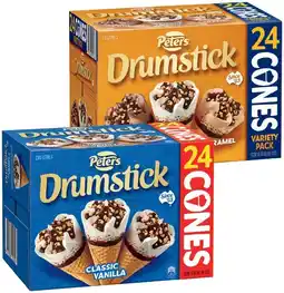 IGA Peters Drumstick or Summer Faves 24 Pack Selected Varieties offer