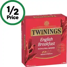 Woolworths Twinings Tea Bags-100 offer