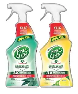 IGA Pine O Cleen Disinfectant Multipurpose Cleaner Spray* Selected Varieties offer