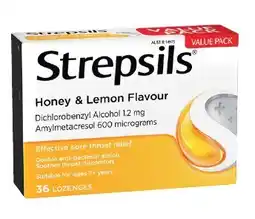 IGA Strepsils Sore Throat Relief Lozenges* Selected Varieties offer
