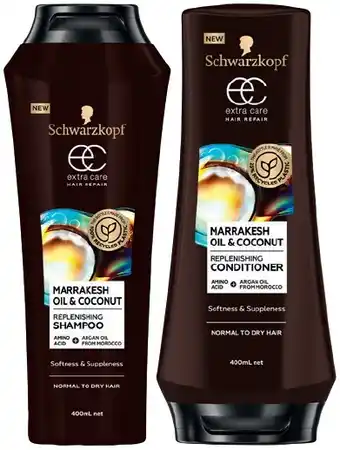 IGA Schwarzkopf Extra Care Hair Repair Shampoo or Conditioner 400mL Selected Varieties offer
