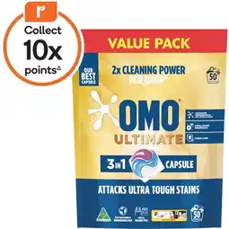 Woolworths OMO Ultimate Laundry Capsules offer