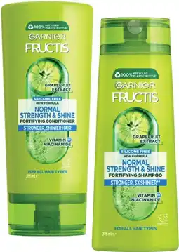 Coles Garnier Fructis Shampoo or Conditioner 315mL offer