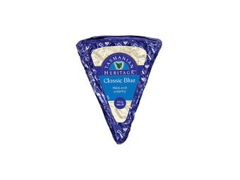 Tasmanian heritage cheese blue wedge 120g