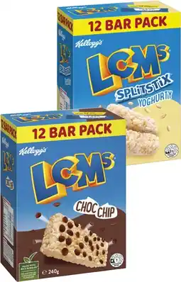 Coles Kellogg's LCMs 240g-264g offer