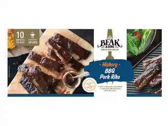 Foodland Beak & sons meaty pork ribs hickory bbq offer