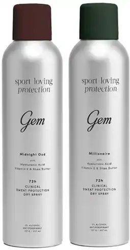 Coles NEW Gem Men Sport Loving Deodorant offer