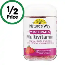 Woolworths Nature’s Way Adult Vita Gummies Multivitamin§ offer