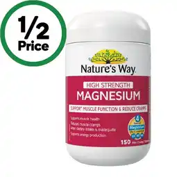 Woolworths Nature’s Way Magnesium Tablets§ offer