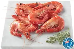 Coles Coles Australian Thawed Cooked Extra Large Black Tiger Prawns offer