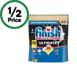 Woolworths Finish Ultimate Dishwasher Tablets Lemon offer