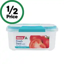 Woolworths Décor Fresh Seal Clips Oblong Container offer