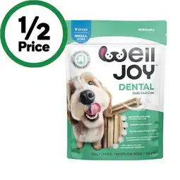 Woolworths WellJoy Dental Dog Treats-9 offer