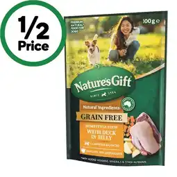 Woolworths Nature’s Gift Grain Free Wet Dog Food offer