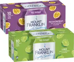 Coles Mt Franklin Lightly Sparkling Water offer
