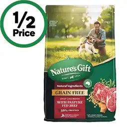 Woolworths Nature’s Gift Grain Free Dry Dog Food offer