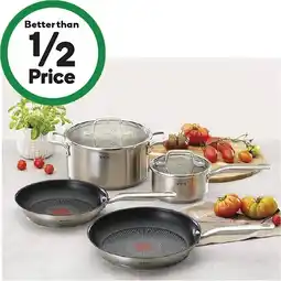Woolworths Tefal Virtuoso 4 Piece Set Induction Stainless Steel offer