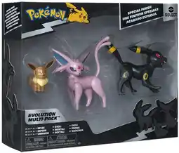 Toymate Pokémon Select Evolution Multipack Eevee, Umbreon, Espeon offer