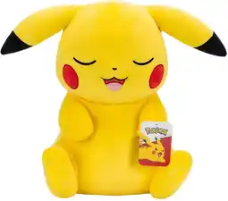 Toymate Pokémon 18'' Sleeping Pikachu Plush offer
