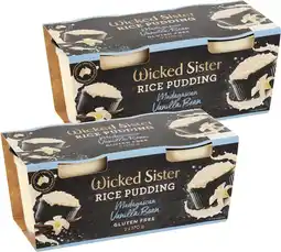 Coles Wicked Sister Dessert Twin Pack-340g offer