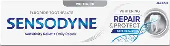 Coles Sensodyne Repair & Protect Whitening or Cool Mint Toothpaste 100g offer