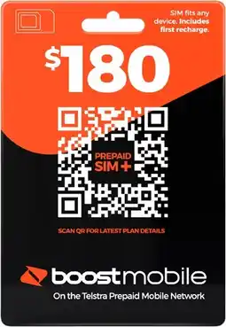 Coles Boost $180 SIM Pack offer