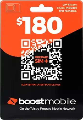 Coles Boost $180 SIM Pack offer
