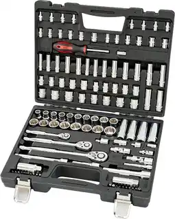 Autopro Chicane 113 Piece 1/4”, 3/8” & 1/2” Dr. Socket Set offer