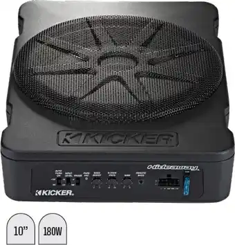 Kicker 10” Hideaway Powered Subwoofer