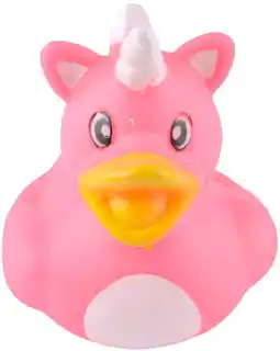 Toymate Quacklings Pink Unicorn Rubber Duck offer