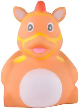 Toymate Quacklings Orange Dinosaur Rubber Duck offer