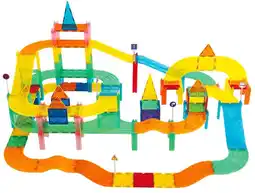 Toymate Wondermags Magnetic Tiles Race Car Set 50pcs offer