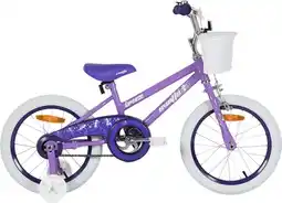 Toymate Swifte 16 Bike with Training Wheels Breeze Purple offer