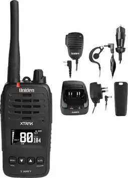 Autopro Uniden 5W 80CH Smart UHF Handheld CB Radio offer