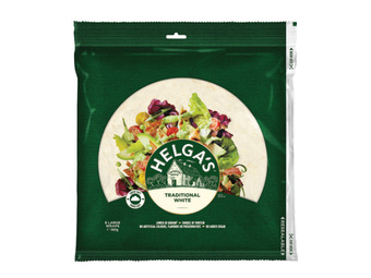 Foodland Helga's wraps range 6-8 pack 250-560g offer