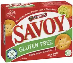 IGA Arnott’s Gluten Free Savoy 130g or Shapes 110g Selected Varieties offer