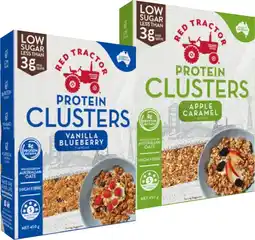 IGA Red Tractor Protein Granola Clusters Selected Varieties offer