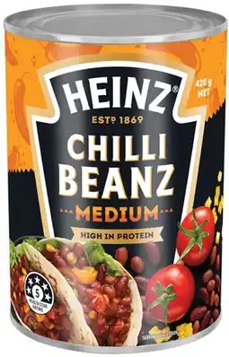 IGA Heinz Chilli Beanz Selected Varieties offer