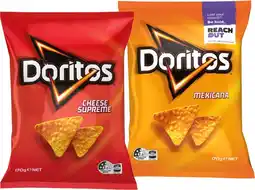 IGA Doritos Corn Chips 150‑170g Selected Varieties offer